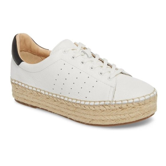 Vince Camuto VC Jinnie Women's Size 9M / 40 EU White Leather Shoe Sneaker &Twine - Picture 12 of 12